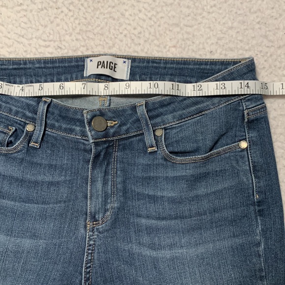 Paige Verdugo Ankle Distressed Undone Hem Jeans, EUC, Size 29 (Women’s Size 8) - Picture 7 of 12